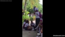 UN GORDITO CHISTOSO BAILA PARA QUE TODOS SE RIAN EN LA ESCUELA HUMOR Y MUJER PEINANDO OCT 2016