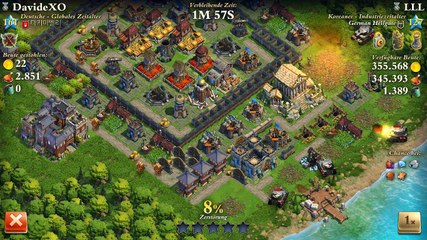 DomiNations Attack Strategy with 5x Heavy Tank's and 1x Airships