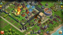 DomiNations Attack Strategy with 9x Medium Tanks and a Misc of Troops