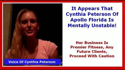 Cynthia Peterson Thinks She's an Alien Cat Lady
