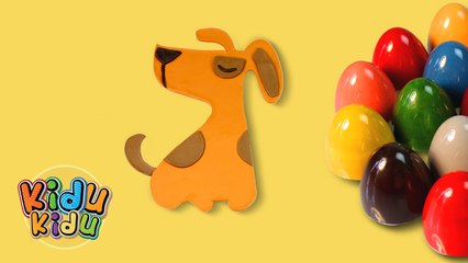 Surprise Eggs Learn Alphabets Play Doh Modelling D for Dog