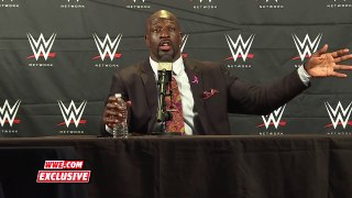Titus O'Neil holds a post-match press conference: Raw Fallout, Oct. 3, 2016