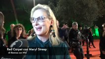 Meryl Streep sul red carpet della Festa del cinema di Roma:'Mi sento come una pioniera'