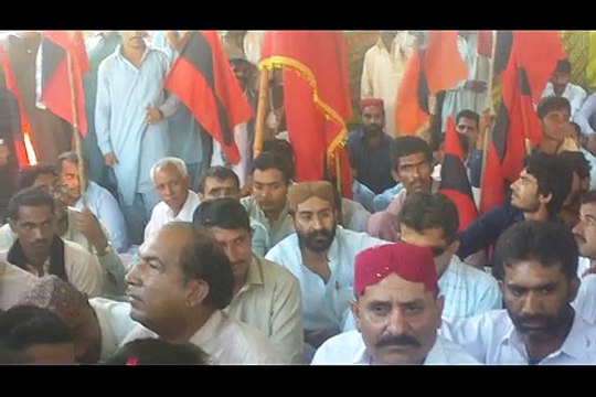 Larkana : Ayaz Latif Palijo's Media Briefing in QAT Hunger Strike against Zulfqarabad & Corruption