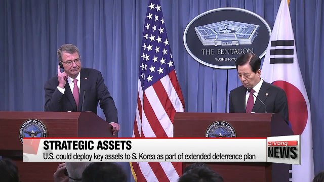 U.S. could deploy key assets to S. Korea as part of extended deterrence plan