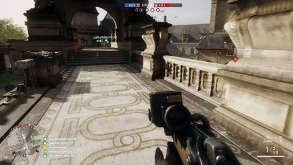 Battlefield 1 squad wipe tank kill