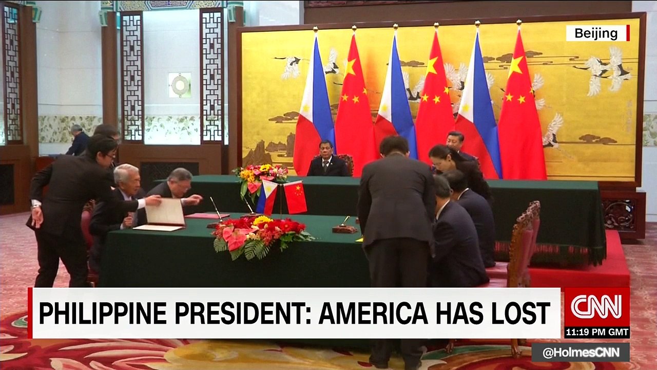 Philippines President Duterte pivots towards China