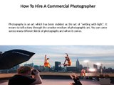 Hire A Commercial Photographer-Fashion Photographer In India