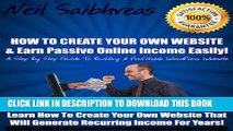 [PDF] How To Create Your Own Website   Earn Passive Online Income Easily - A Step By Step Guide to