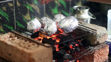 Delicious Grilled On Coal Potatoes