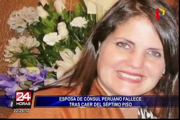 Argentina: esposa de cónsul peruano fallece tras caer de séptimo piso