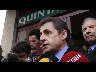 Nicolas Sarkozy à Drancy : "C'est la droite qui n'a jamais abandonné les quartiers"