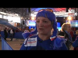 Témoignage : Pascale, "Le V de la victoire, il est pour Nicolas Sarkozy"
