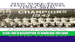 [PDF] New York-Penn League Archives (1939-2015): A Comprehensive Overview Of The Professional