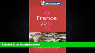 For you MICHELIN Guide France 2012: Hotels   Restaurants (Michelin Guide/Michelin) (French Edition)