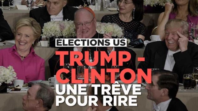 Trump - Clinton : hilarant festival de blagues et d'autodérision
