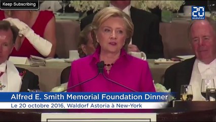 Trump et Clinton se font rire (mais pas longtemps)