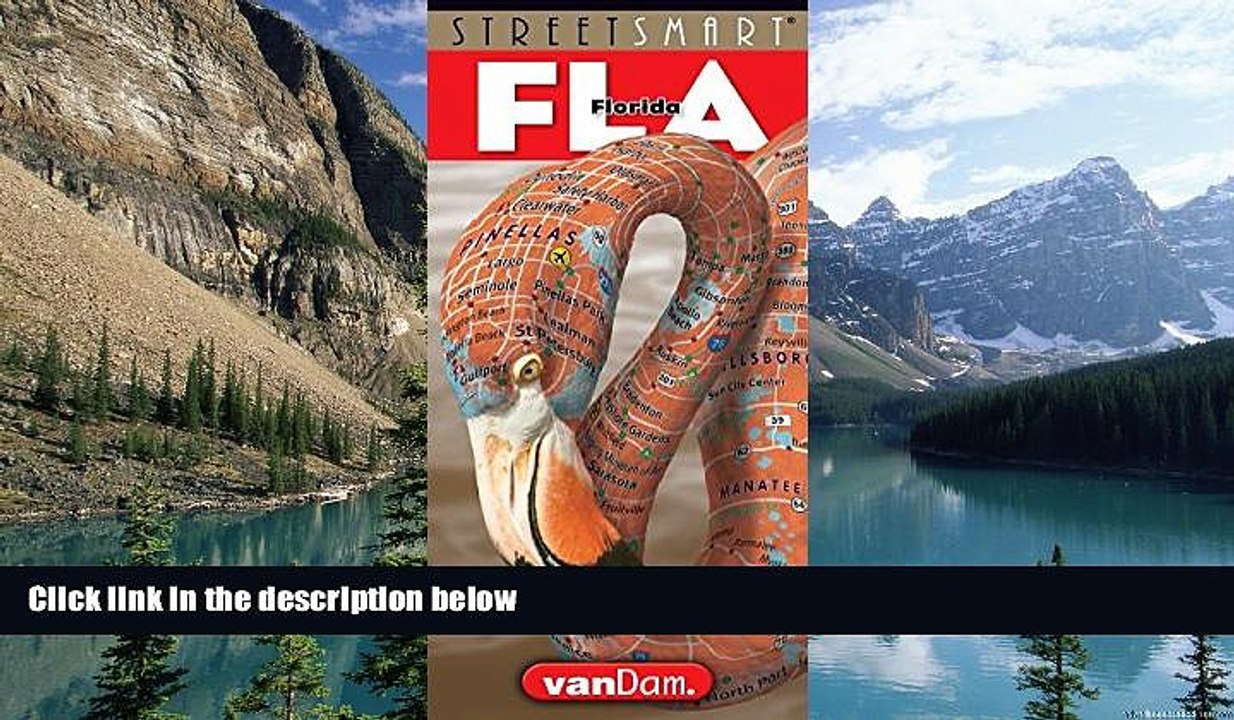 Big Deals  StreetSmart Florida Map by VanDam - State Map of Florida with city street map details -