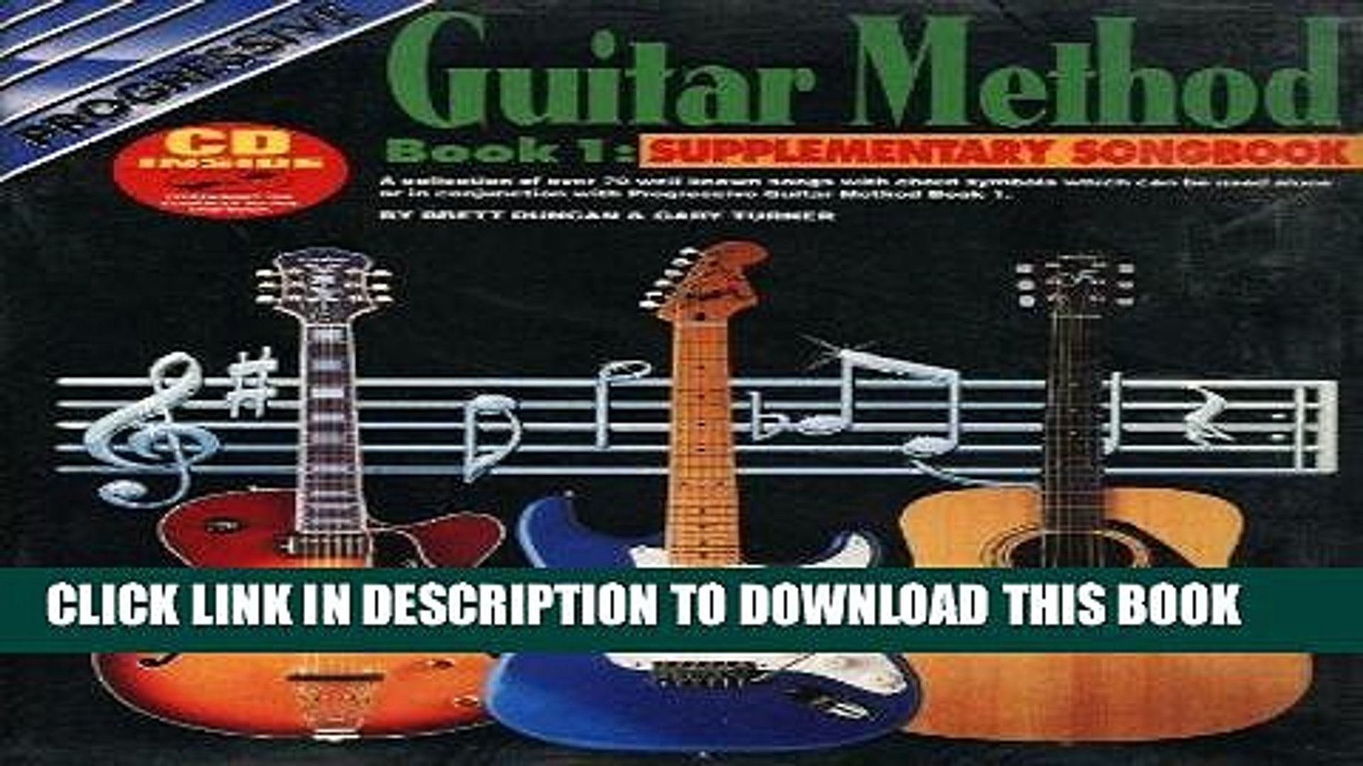 Pdf Free Guitar Method Book 1 Supplementary Songbook With Cd Progressive Young Beginners Video Dailymotion