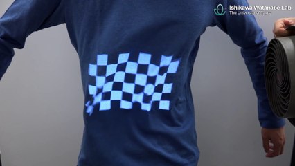 Projetez des animations vidéos sur vos vêtements !