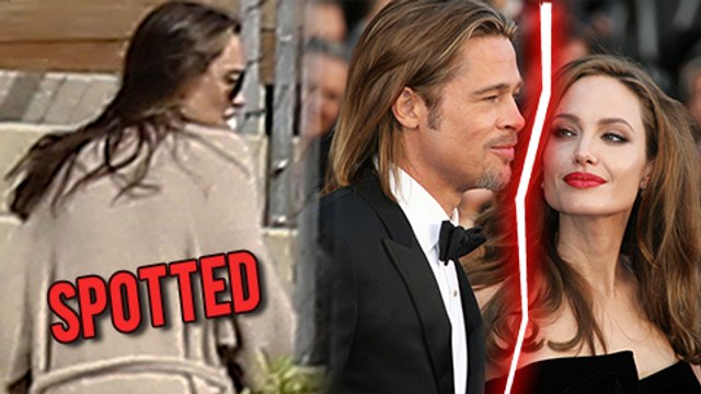 Angelina Jolie Photographed For First Time After Split With Brad Pitt | Brangelina DIVORCE