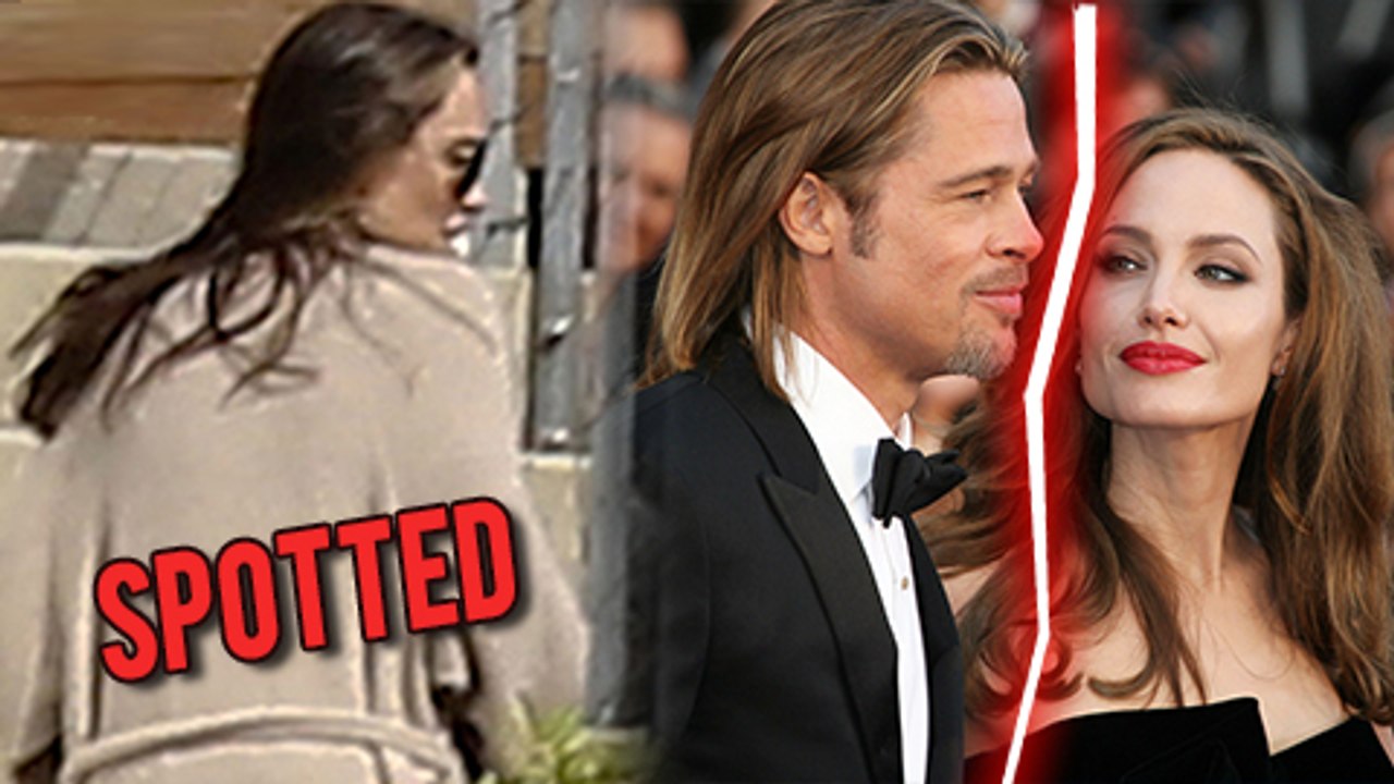 Angelina Jolie Photographed For First Time After Split With Brad Pitt | Brangelina DIVORCE