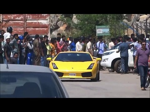 lamborghini rally in india loud roars