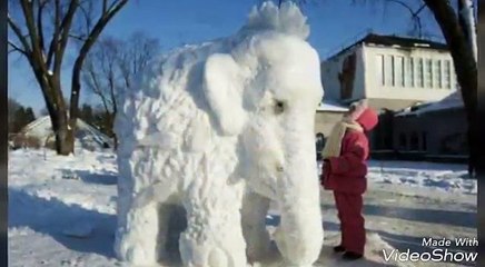 Very Beautiful Ice Sculpture