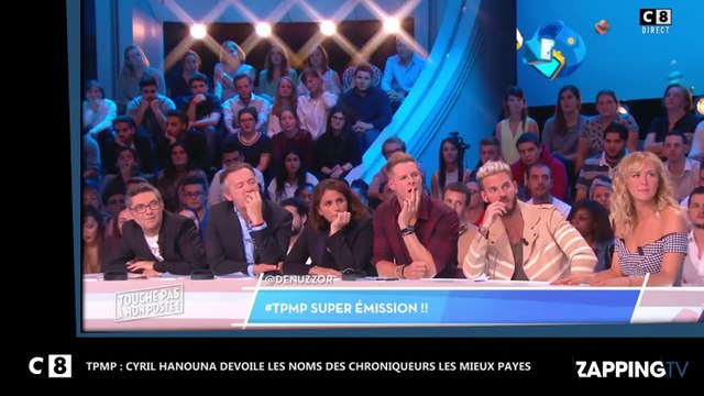 TPMP : Cyril Hanouna dévoile les noms des chroniqueurs les mieux payés (Vidéo)