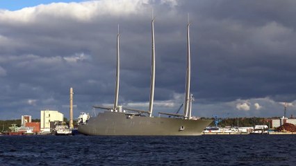 Le White Pearl le plus grand yacht à voile du monde