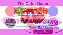 The Color Game  - Learn Colors, Teach Colours, Kids English Learning, ESL, EFL, Kindergarten Lesson !