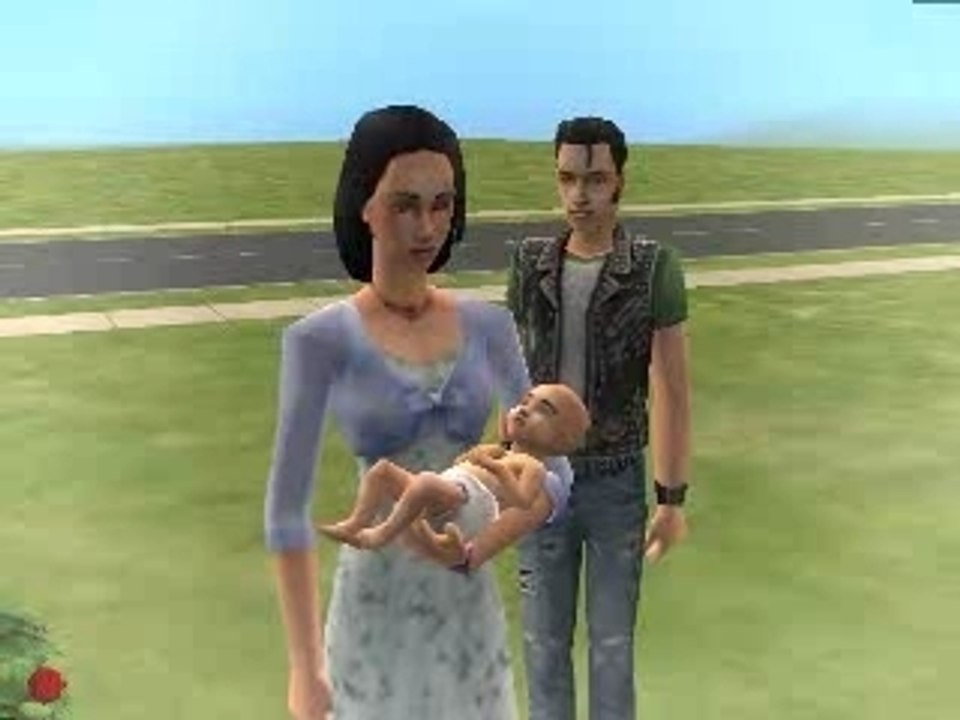 Sims2 Elvis,Priscilla & Lisa Marie Presley - Don't Cry Daddy