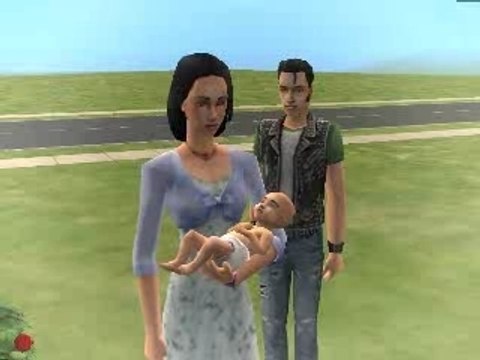 Sims2 Elvis,Priscilla & Lisa Marie Presley - Don't Cry Daddy