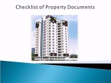 Checklists of Property Documents that you need to hand over to the buyer before you sell your house.