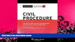 complete  Casenote Legal Briefs: Civil Procedure, Keyed to Friedenthal, Miller, Sexton, and