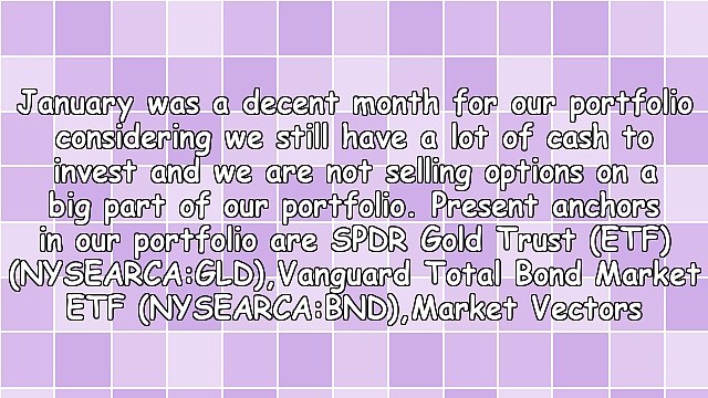 Income Results For January (Options, Dividends and Stocks)