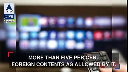 Indian Media report on Pakistan enforces complete ban on Indian TV contents from Friday