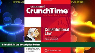 FAVORITE BOOK  CrunchTime: Constitutional Law (Emanuel Crunchtime)