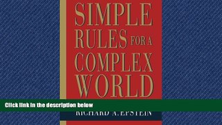 READ book  Simple Rules for a Complex World  FREE BOOOK ONLINE