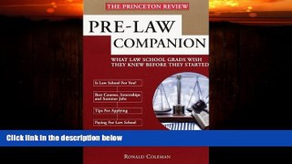 FULL ONLINE  Pre-Law Companion
