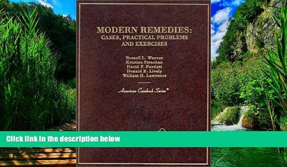 Books to Read  Modern Remedies: Cases, Practical Problems, and Exercises (American Casebooks)