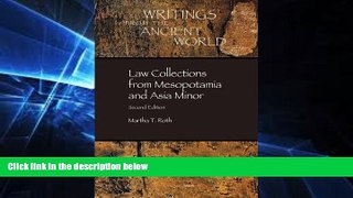 FULL ONLINE  Law Collections from Mesopotamia and Asia Minor, Second Edition