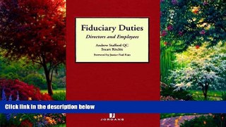 Books to Read  Fiduciary Duties: Directors and Employees  Best Seller Books Best Seller