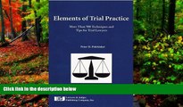 Big Deals  Elements of Trial Practice: More than 500 Techniques and Tips for Trial Lawyers  Full