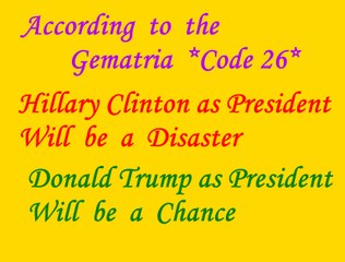 Hillary Clinton is a disaster, warning chana 5777 (2017)