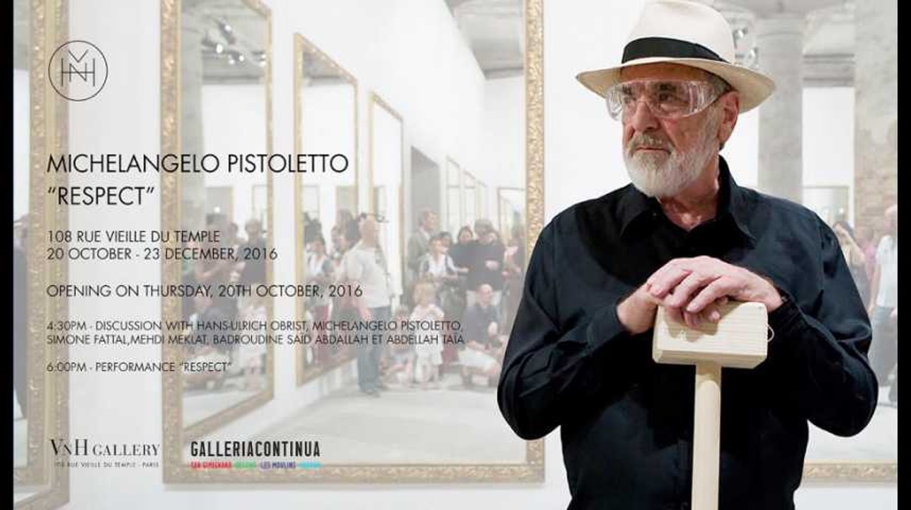 "Respect" : la performance de Michelangelo Pistoletto