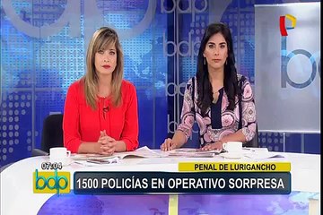 Penal Lurigancho: más de 1500 policías en operativo sorpresa