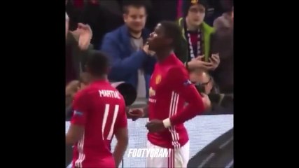 Paul Pogba Amazing Celebrations vs Fenerbahce