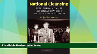 FAVORITE BOOK  National Cleansing: Retribution against Nazi Collaborators in Postwar