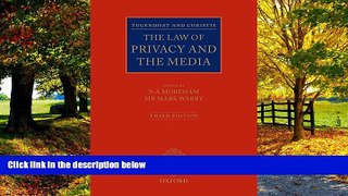Books to Read  Tugendhat and Christie: The Law of Privacy and The Media  Best Seller Books Most